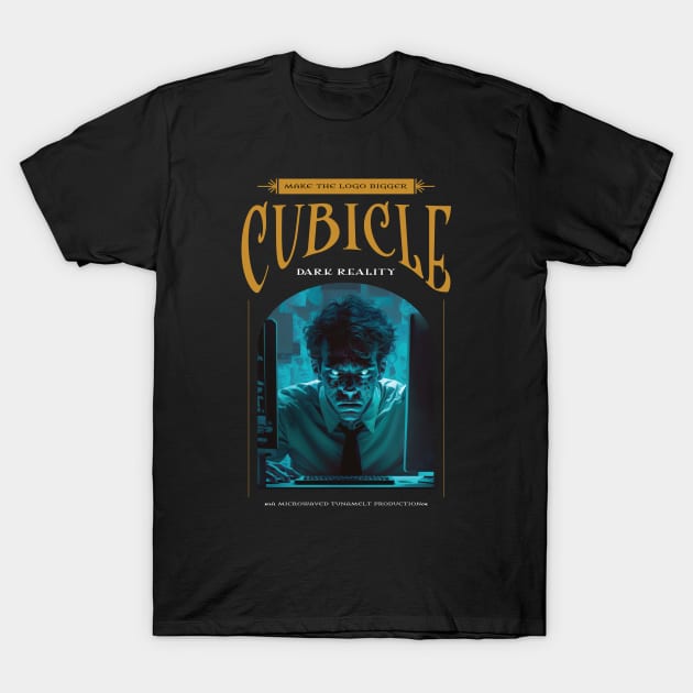 Dark Reality - Cubicle T-Shirt by hermesthebrand